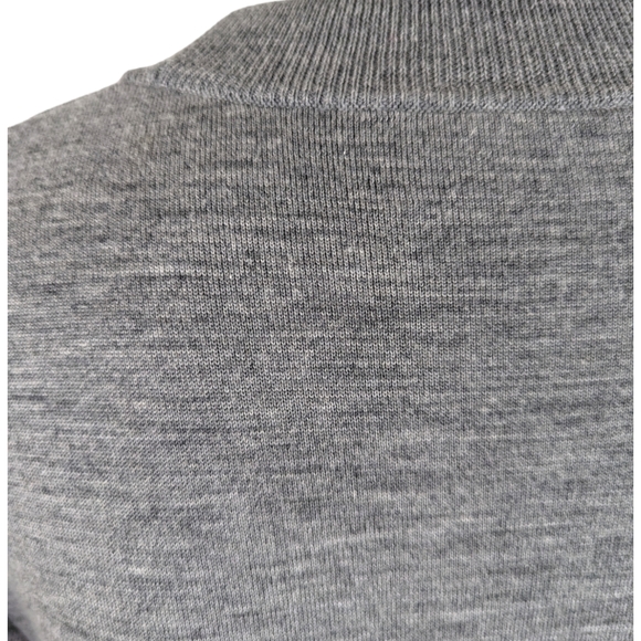 Studio Nicholson Knit Maxi Dress Wool Silk Cashmere Womens 10 Gray Designer Luxe - Picture 9 of 13